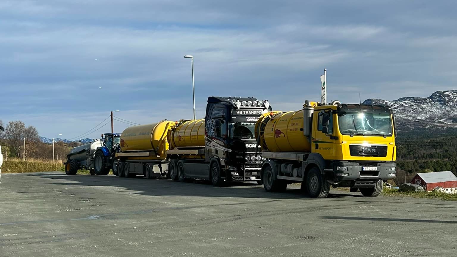 Lastebiler med septiktank